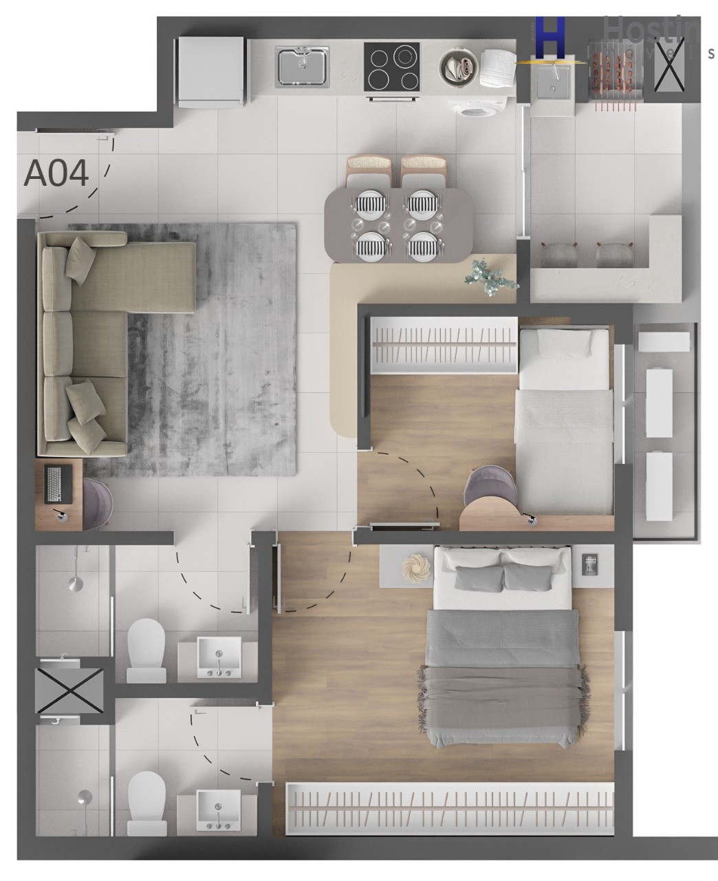Apartamento, 2 quartos, 51 m² - Foto 33