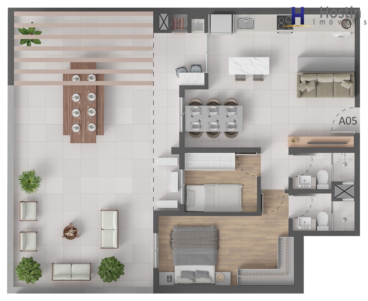 Apartamento, 2 quartos, 51 m² - Foto 40