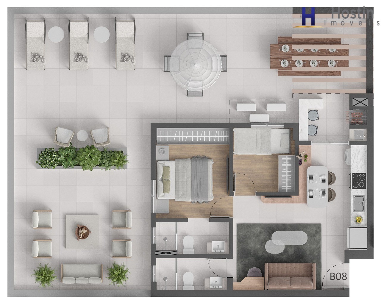 Apartamento, 2 quartos, 51 m² - Foto 55
