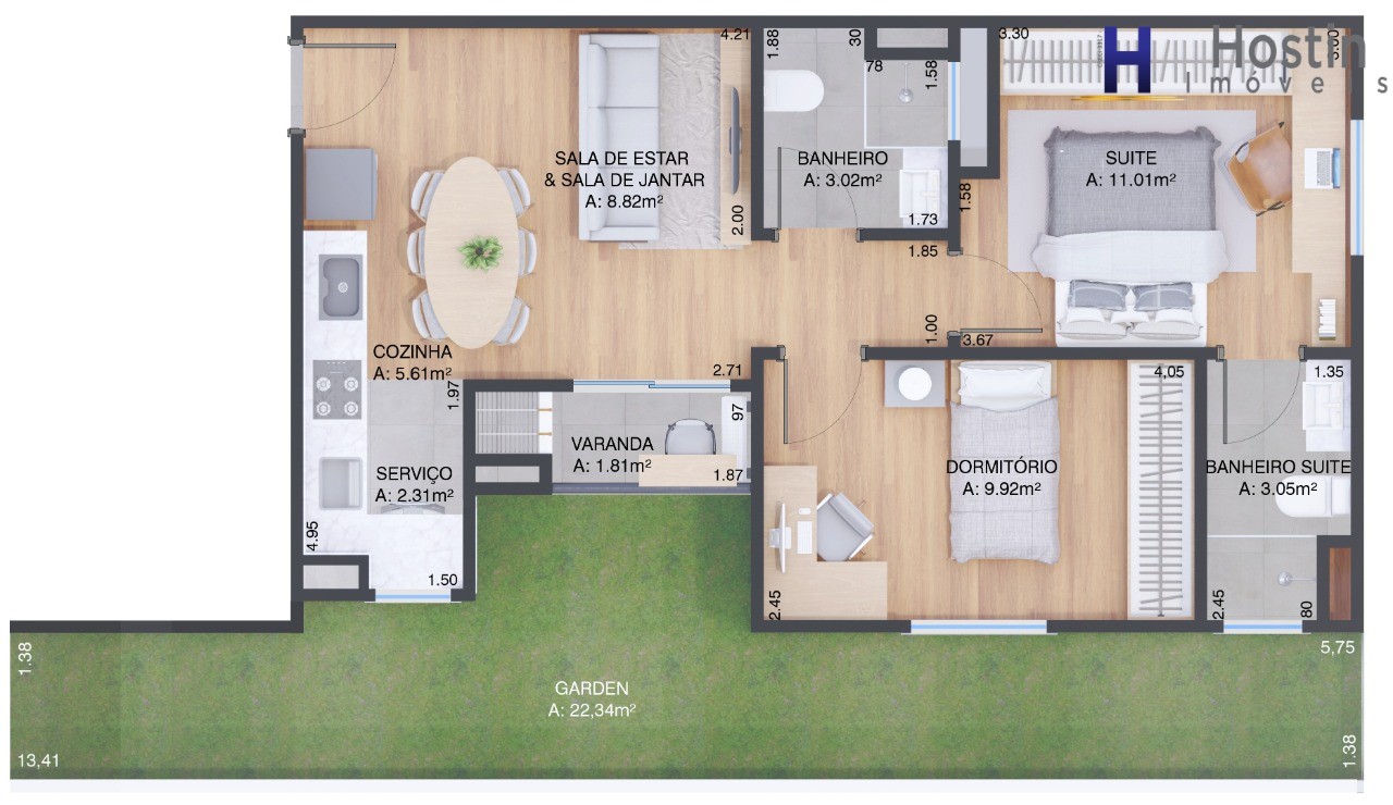 Apartamento, 2 quartos, 54 m² - Foto 17