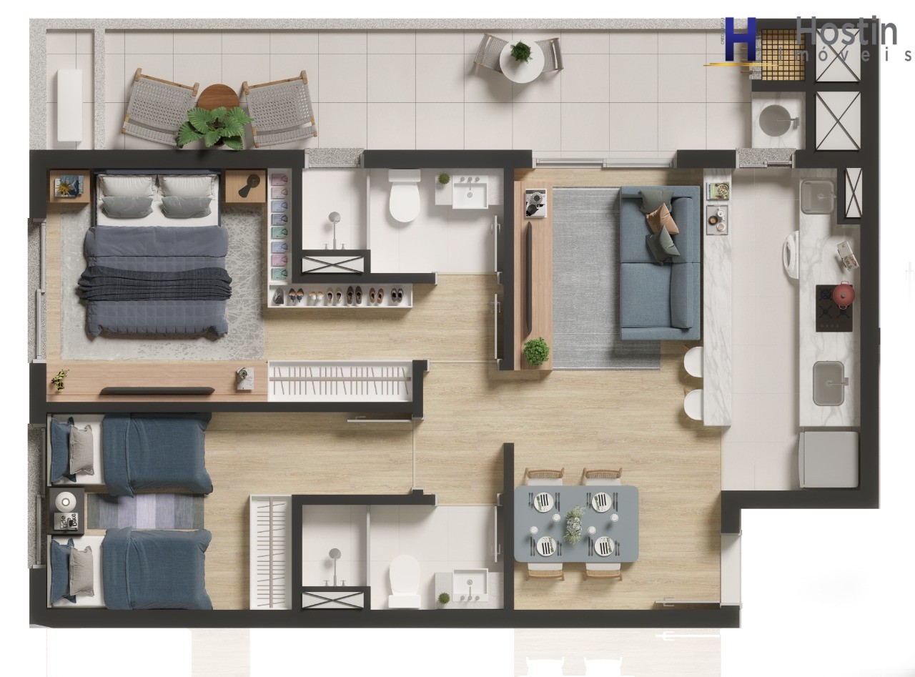 Apartamento, 2 quartos, 68 m² - Foto 25