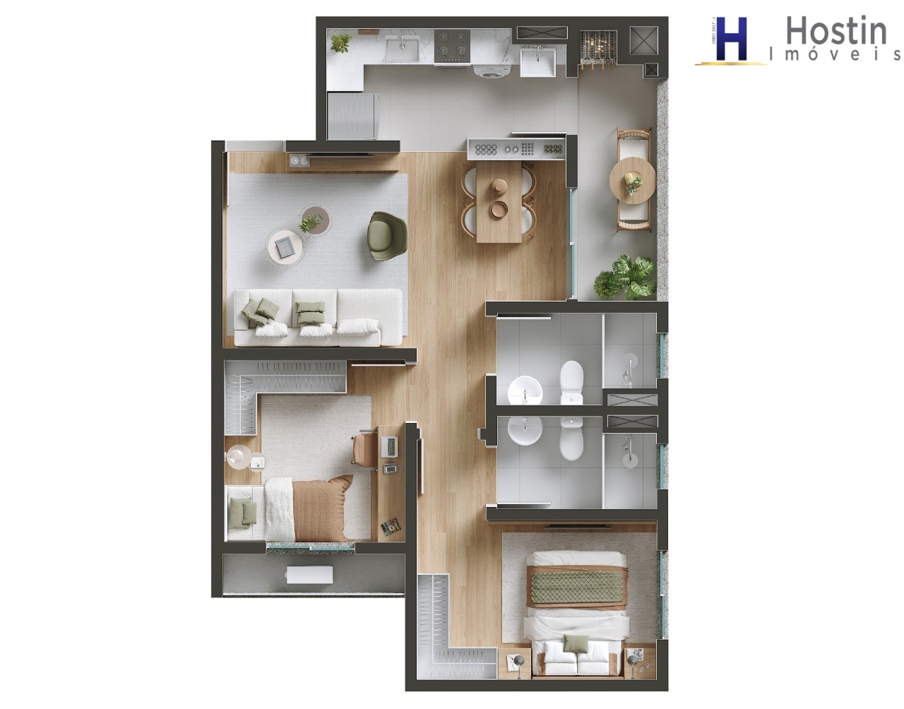 Apartamento, 2 quartos, 63 m² - Foto 32