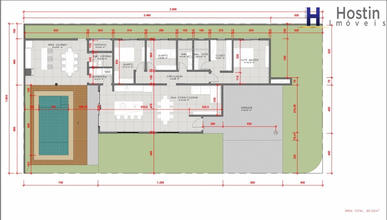 Casa, 3 quartos, 90 m² - Foto 4
