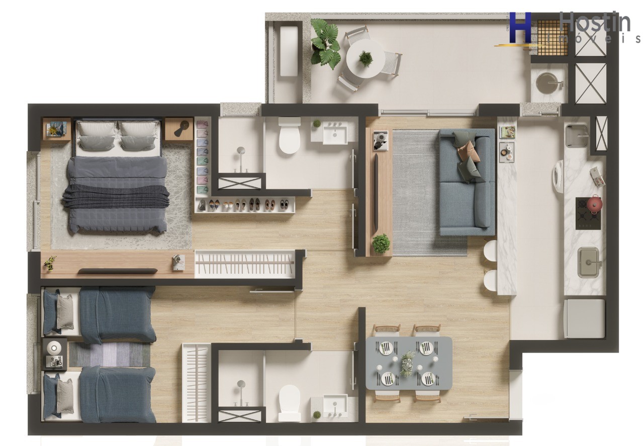 Apartamento, 2 quartos, 68 m² - Foto 27