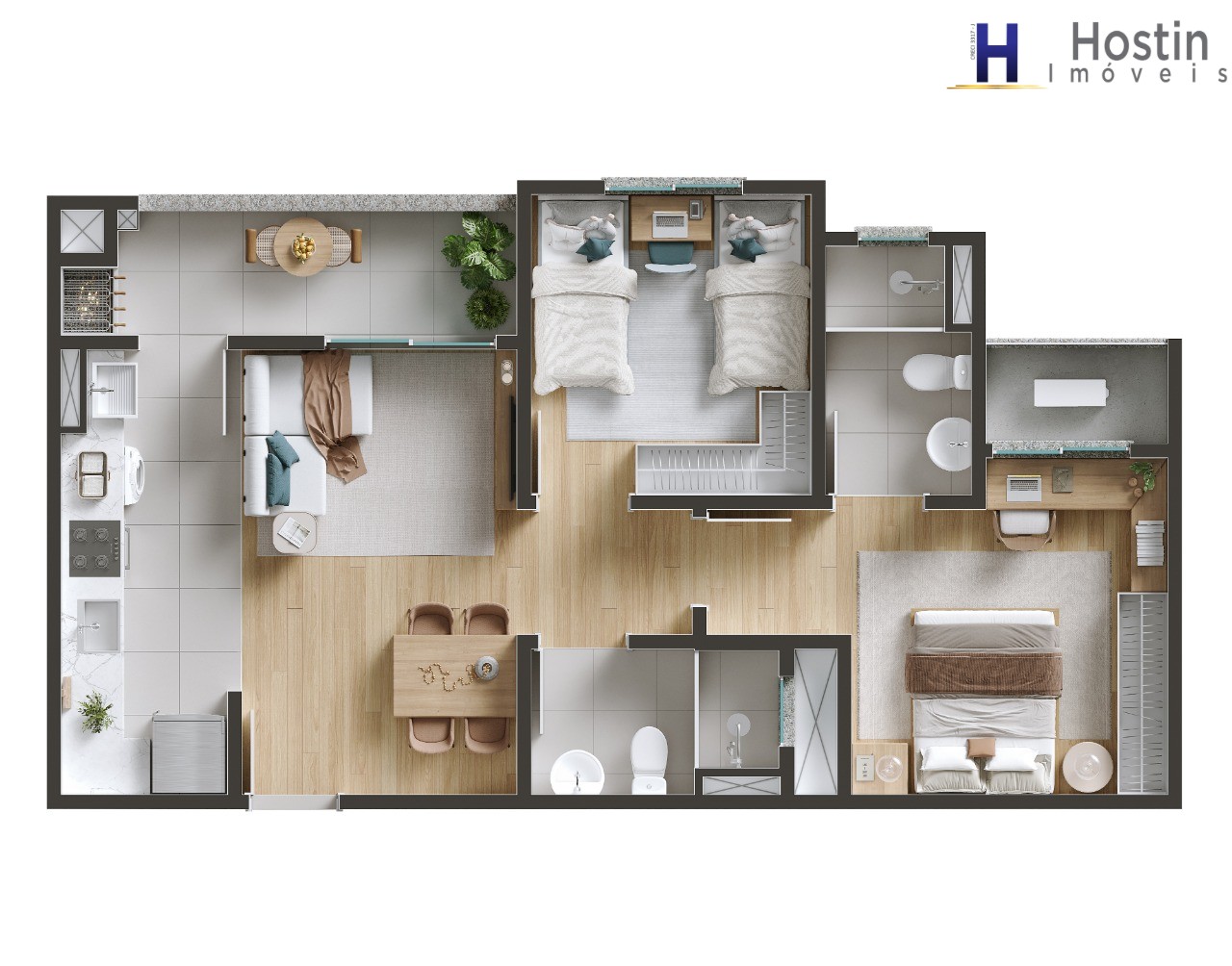 Apartamento, 2 quartos, 63 m² - Foto 31