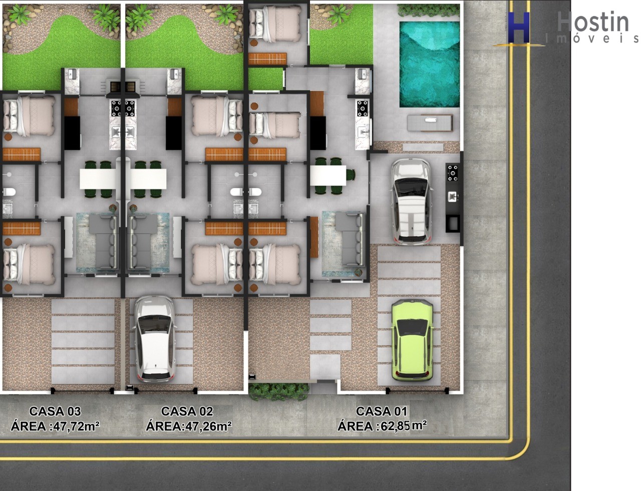 Sobrado, 2 quartos, 47 m² - Foto 3