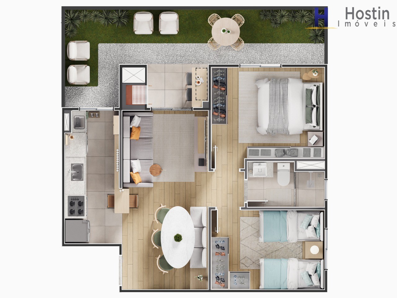 Apartamento, 2 quartos, 46 m² - Foto 19