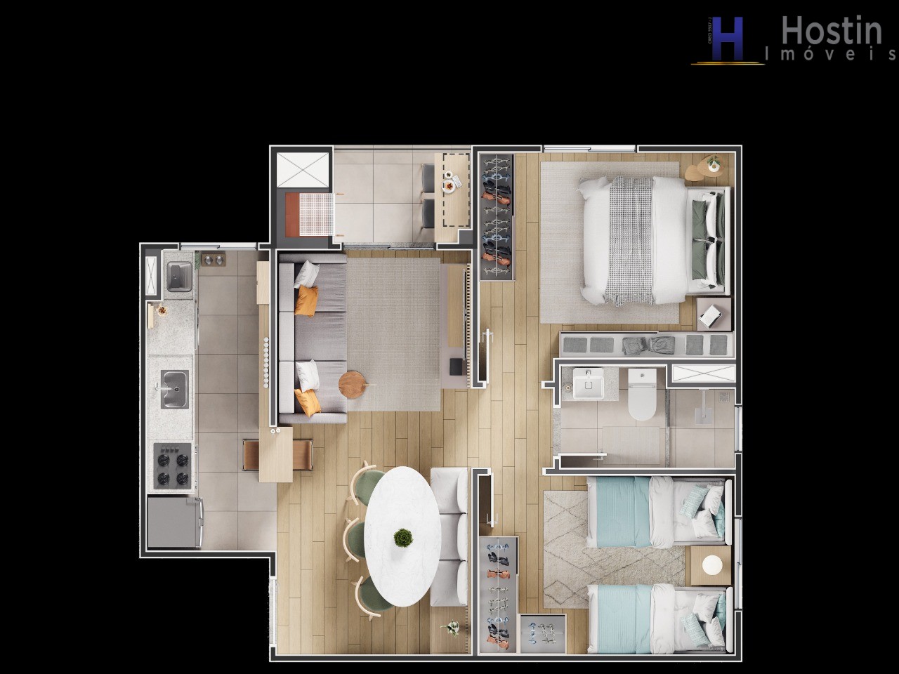 Apartamento, 2 quartos, 46 m² - Foto 20