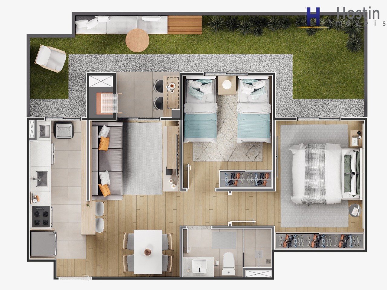 Apartamento, 2 quartos, 46 m² - Foto 17