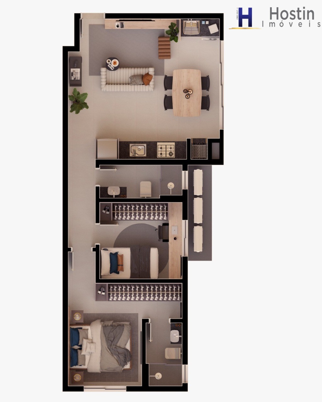 Apartamento, 2 quartos, 57 m² - Foto 10