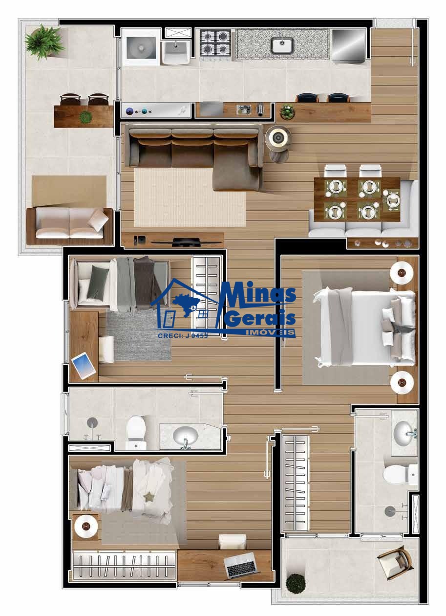 Apartamento à venda com 2 quartos, 64m² - Foto 22