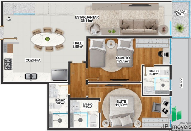 Cobertura à venda com 2 quartos, 83m² - Foto 15