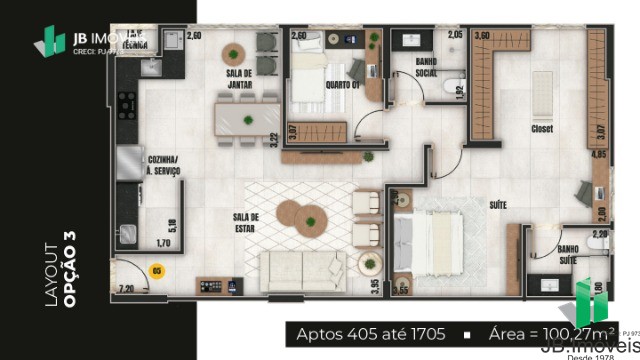 Apartamento à venda com 3 quartos, 100m² - Foto 25