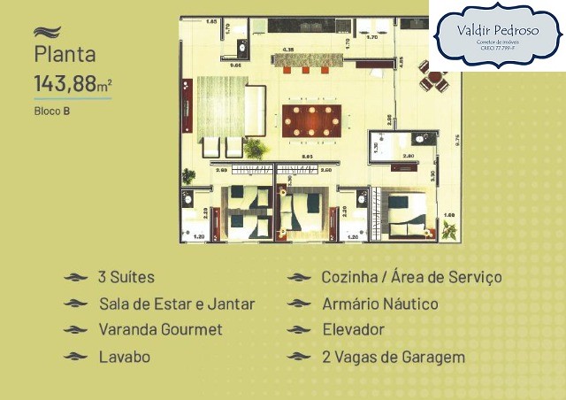 Apartamento à venda com 3 quartos, 143m² - Foto 26