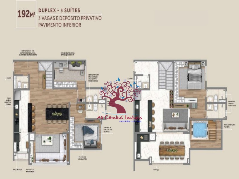 Apartamento à venda com 3 quartos, 121m² - Foto 9