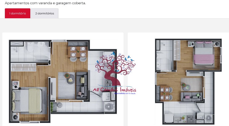 Apartamento à venda com 2 quartos, 40m² - Foto 6