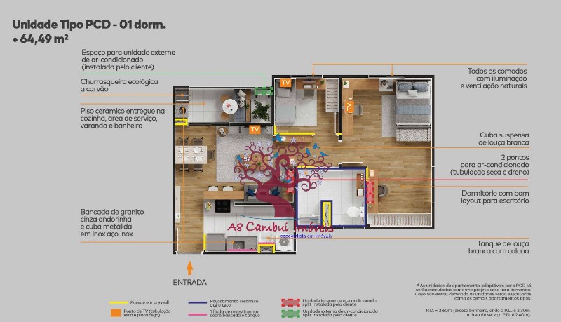 Apartamento à venda com 2 quartos, 64m² - Foto 20