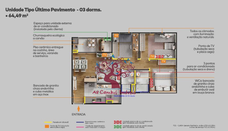 Apartamento à venda com 2 quartos, 64m² - Foto 18