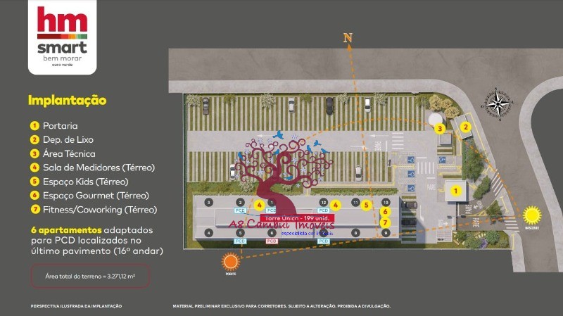 Apartamento à venda com 2 quartos, 36m² - Foto 3