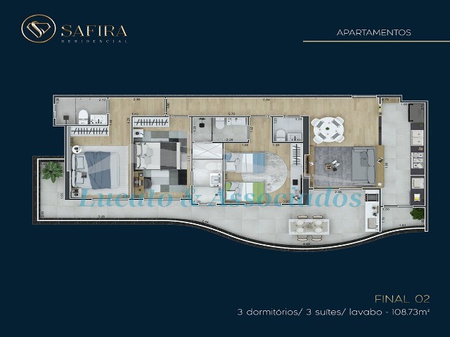 Apartamento à venda com 3 quartos, 109m² - Foto 16