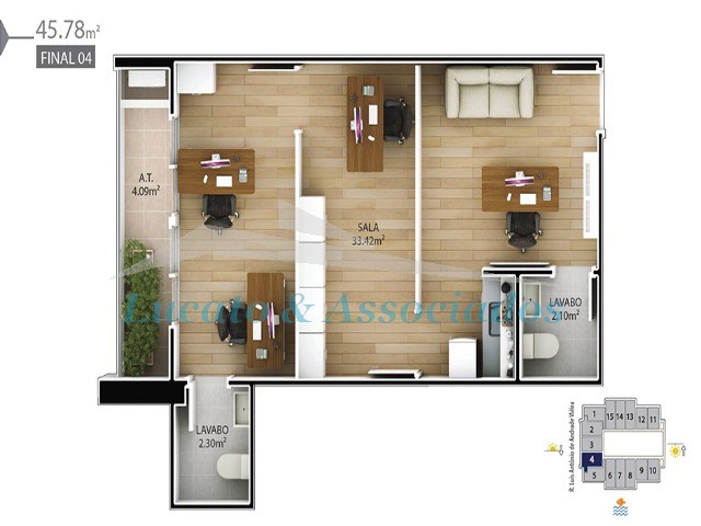 Conjunto Comercial-Sala à venda, 38m² - Foto 6