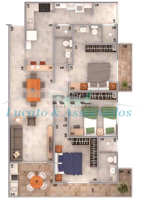 Apartamento à venda com 2 quartos, 79m² - Foto 11