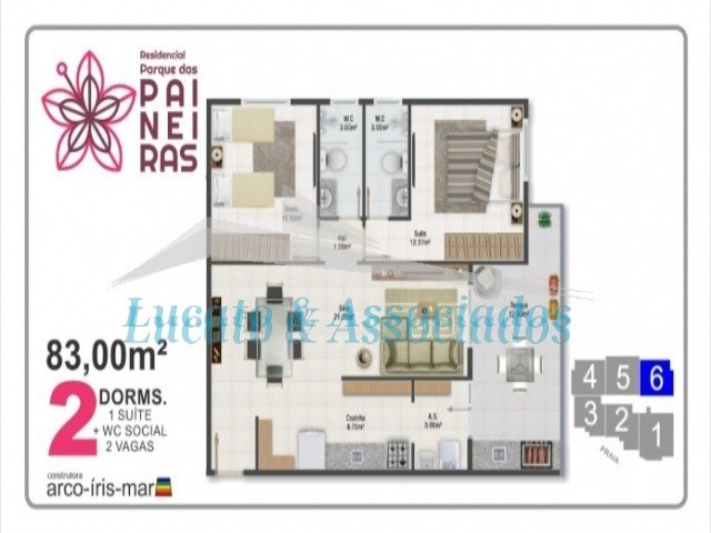 Apartamento à venda com 2 quartos, 83m² - Foto 18