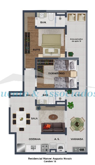 Apartamento à venda com 2 quartos, 59m² - Foto 25