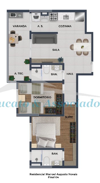 Apartamento à venda com 2 quartos, 59m² - Foto 29