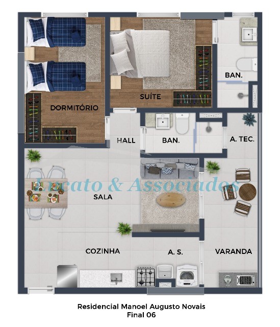 Apartamento à venda com 2 quartos, 59m² - Foto 31