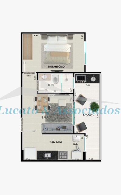 Apartamento à venda com 2 quartos, 69m² - Foto 11