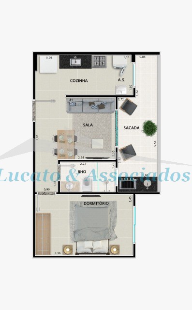 Apartamento à venda com 2 quartos, 69m² - Foto 12