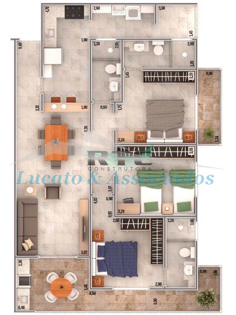 Apartamento à venda com 2 quartos, 86m² - Foto 10