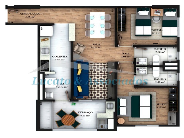 Apartamento à venda com 2 quartos, 65m² - Foto 33