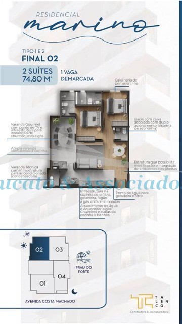 Apartamento à venda com 2 quartos, 75m² - Foto 17