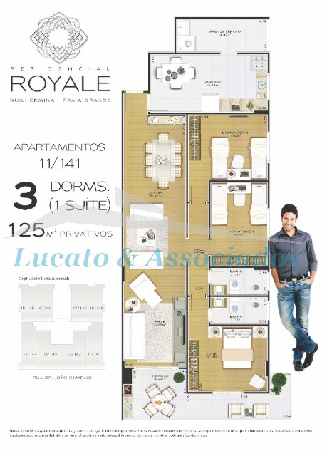 Apartamento à venda com 3 quartos, 125m² - Foto 18