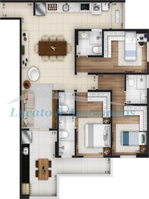 Apartamento à venda com 3 quartos, 104m² - Foto 17