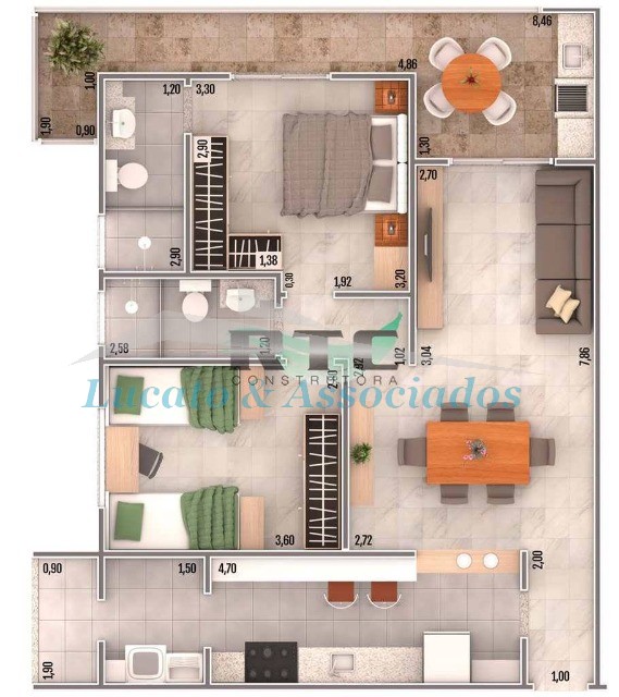 Apartamento, 2 quartos, 79 m² - Foto 14