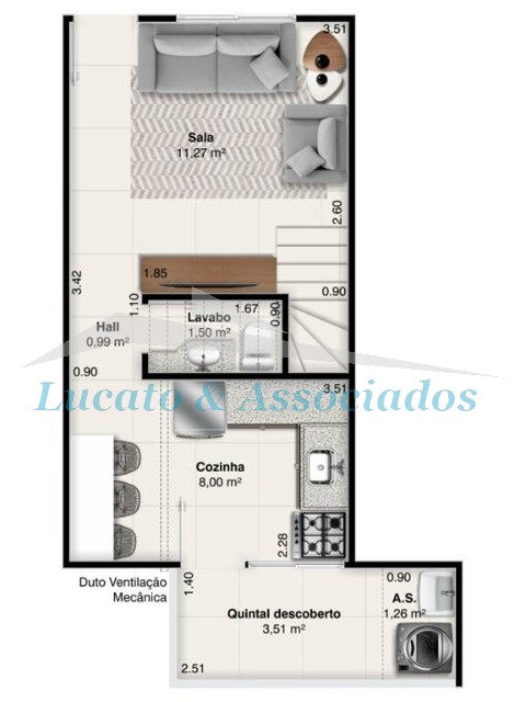 Casa de Condomínio, 2 quartos - Foto 2