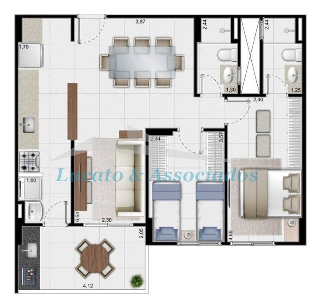 Apartamento, 2 quartos, 75 m² - Foto 18