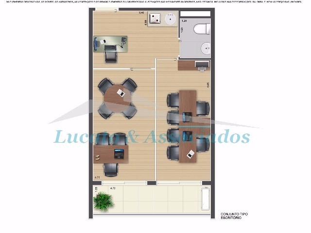 Sala-Conjunto, 39 m² - Foto 14