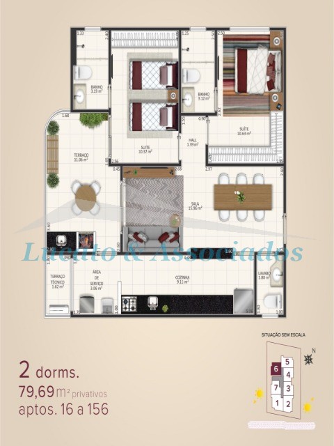 Apartamento, 2 quartos, 80 m² - Foto 11