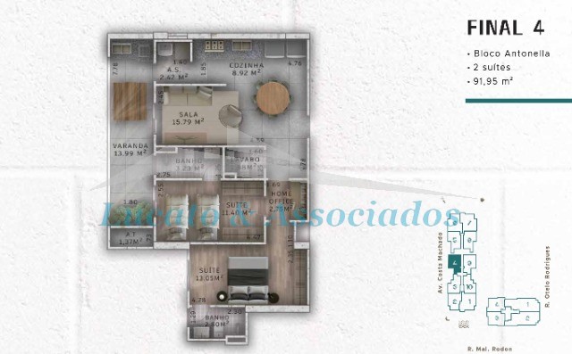 Apartamento, 2 quartos, 92 m² - Foto 4