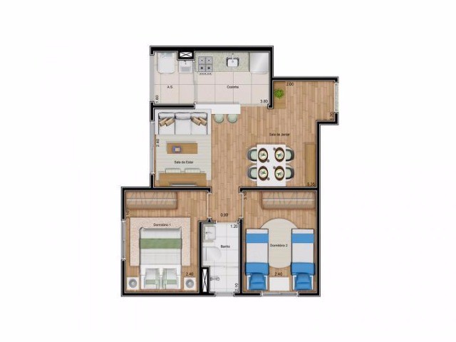 Apartamento à venda com 2 quartos, 50m² - Foto 41