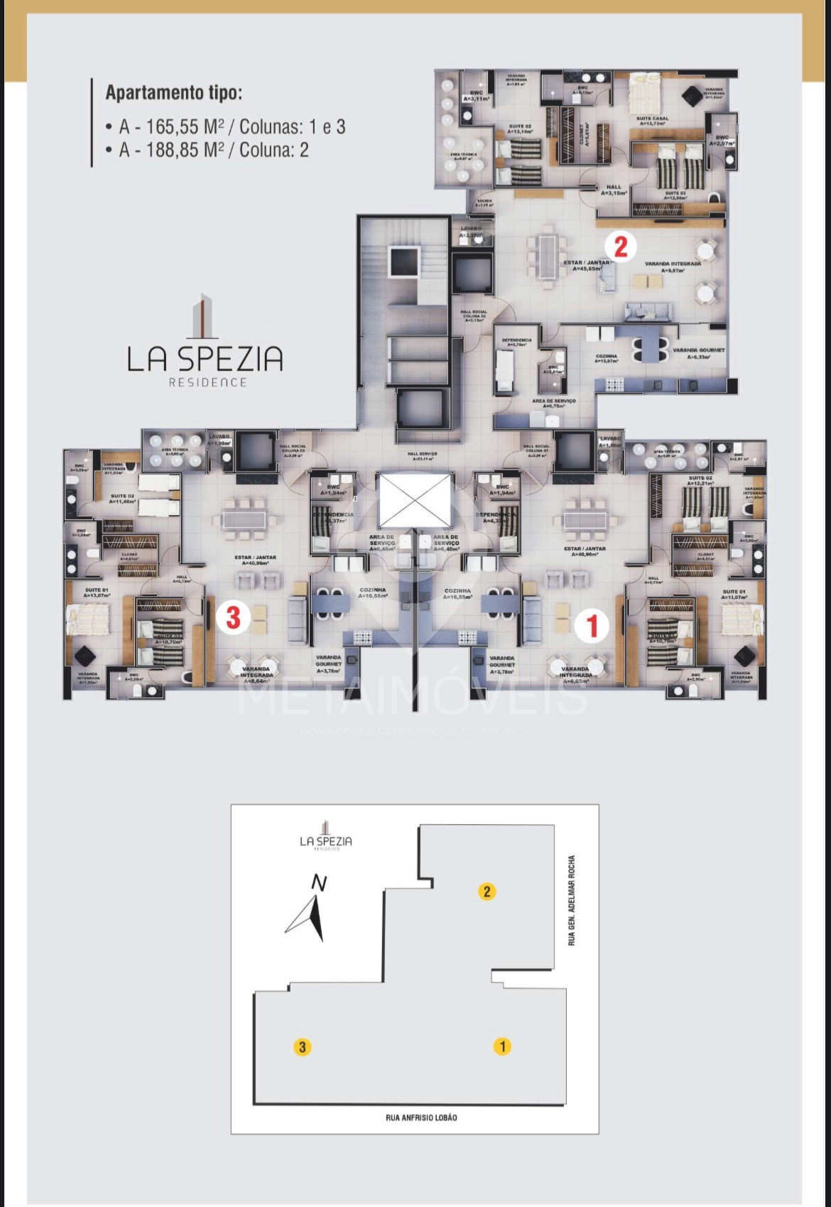 Apartamento à venda com 4 quartos, 188m² - Foto 3