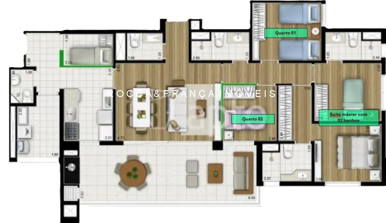 Apartamento, 3 quartos, 134 m² - Foto 10