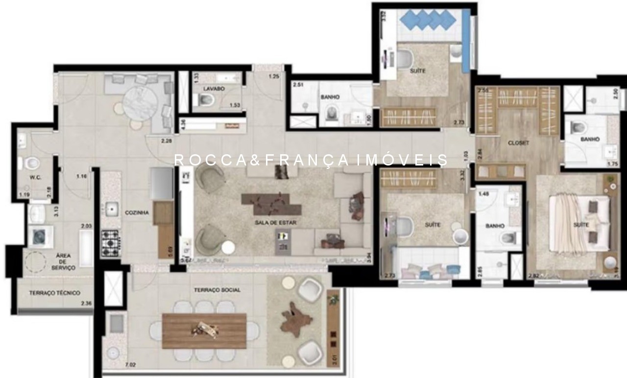 Apartamento, 3 quartos, 132 m² - Foto 25