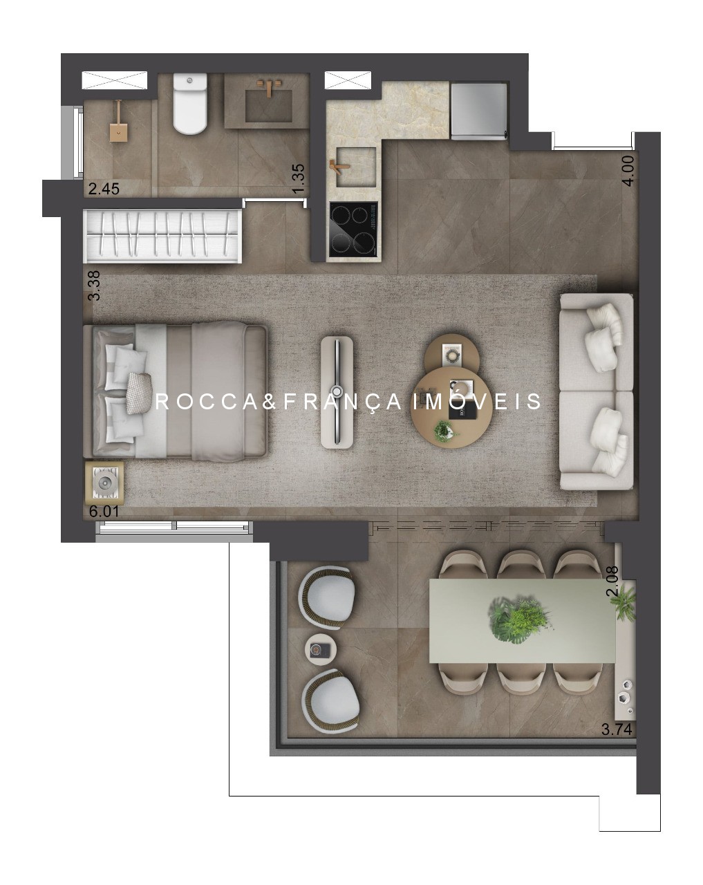 Apartamento, 1 quarto, 42 m² - Foto 16