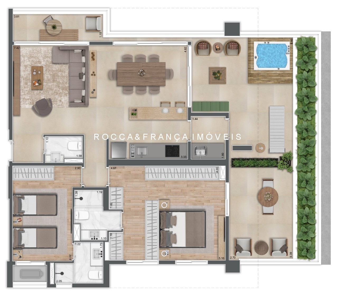 Cobertura à venda com 2 quartos, 141m² - Foto 12