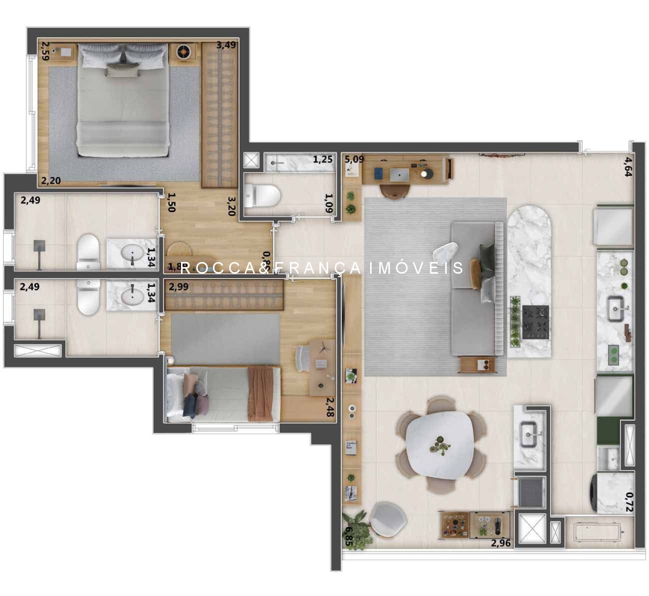 Apartamento, 2 quartos, 69 m² - Foto 27